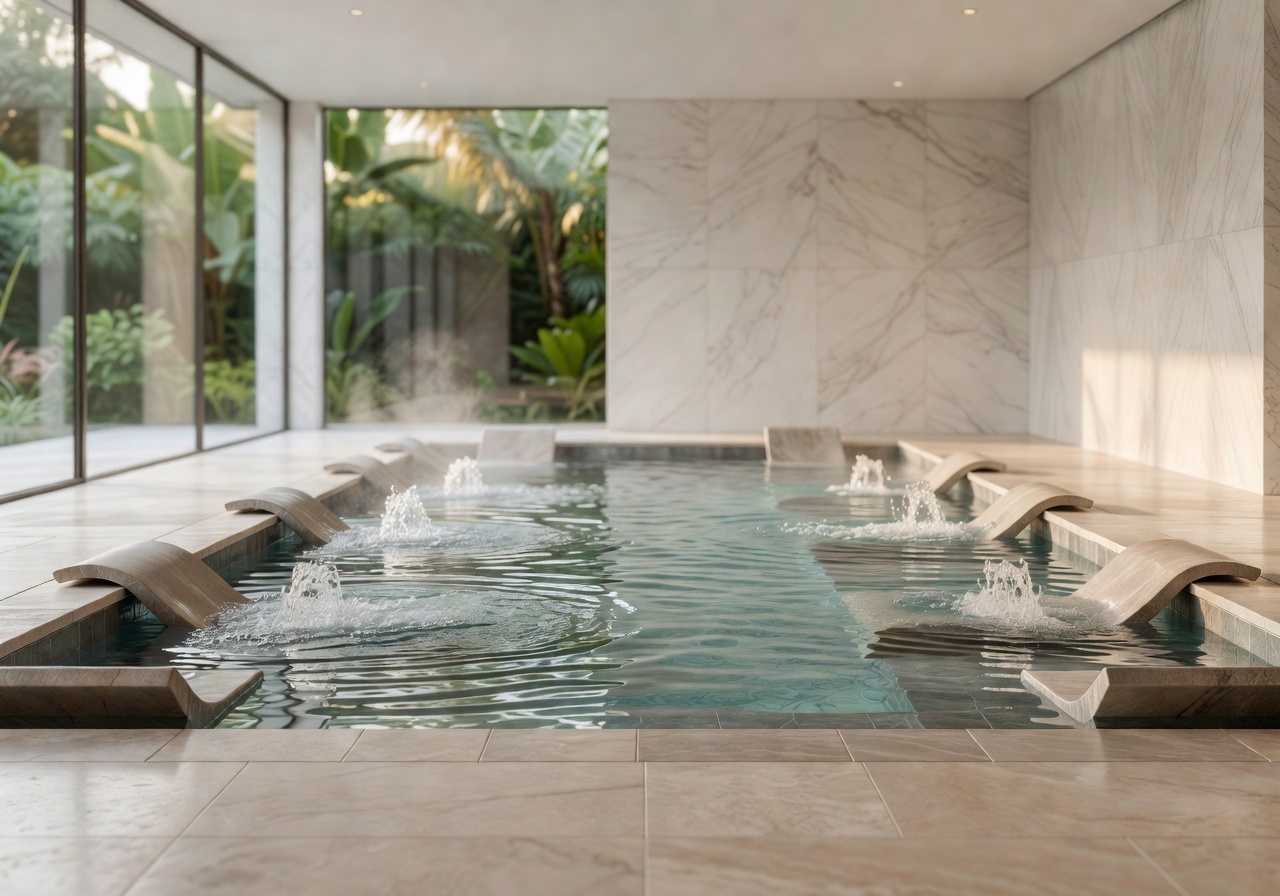 Hydrotherapy luxury spa pool